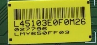 KIT DE TARJETAS PARA TV SONY BRAVIA 4K·UHD·HDR / MAIN A5014255A 160 / 1-006-895-21 / T-CON 45103E / 20Y_S65JU22MQV0.1 / DRIVER A5012967A 228 / 1-006-902-11 / 100690111 / FUENTE 100611012 / APS-435 / 100660311 / LSY650FF03-A01 / YDAF065DND01 / XBR-65X900H - Imagen 5